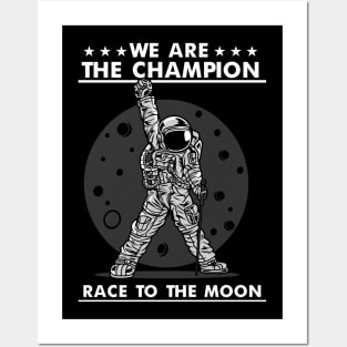ASTRONAUT CHAMPION Posters and Art